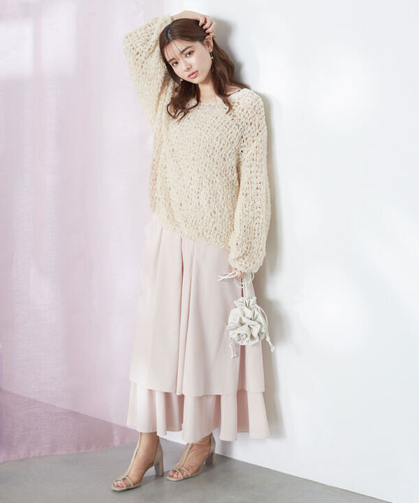 SNIDEL×MAGASEEK　春の新作商品に別注カラー登場！大人カラーの抜け感ニット×キャミソールワンピース　2月1日予約販売開始