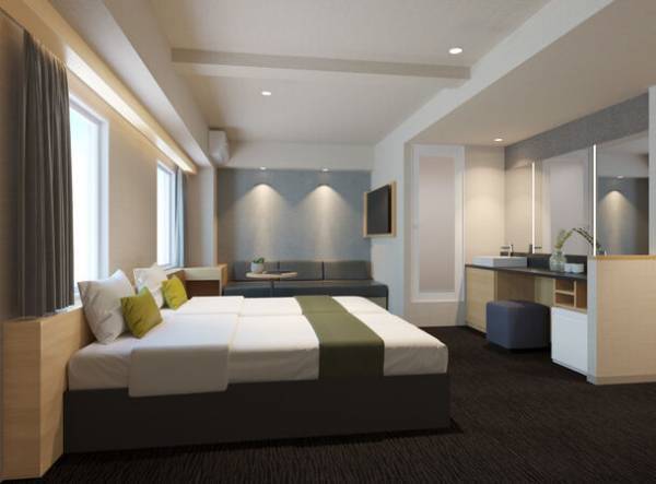 療養施設の運営を終えた「スーパーホテル大阪天然温泉」2/14 リニューアルオープン　最新サウナやウェルカムバーを設置