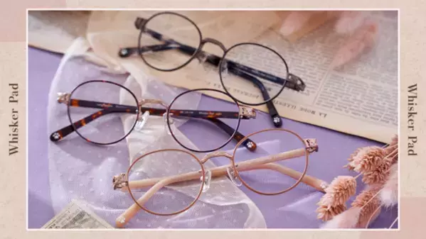 執事眼鏡eyemirrorオリジナルブランド「nekoMegane」に新作“Whisker Pad”登場！