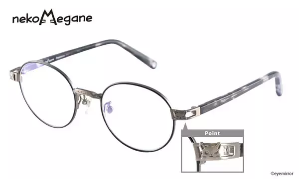 執事眼鏡eyemirrorオリジナルブランド「nekoMegane」に新作“Whisker Pad”登場！