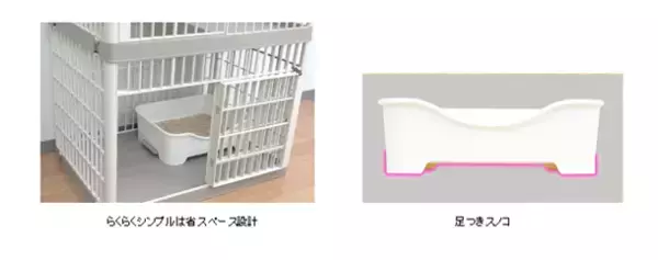 『デオトイレ(R)』らくらくシンプル新発売　～愛猫が慣れやすく、ケージ内でも使いやすい～