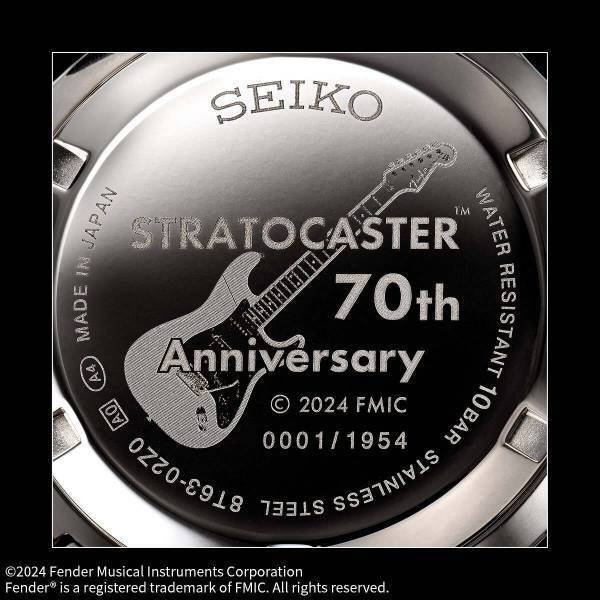 多くのギタリストが憧れたストラトキャスターがセイコーとコラボし、アニバーサリーウオッチとして登場！「フェンダー ストラトキャスター70周年記念 オフィシャルウオッチ」