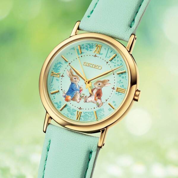 『ピーターラビットのおはなし』絵手紙130周年記念ウオッチ、新発売！