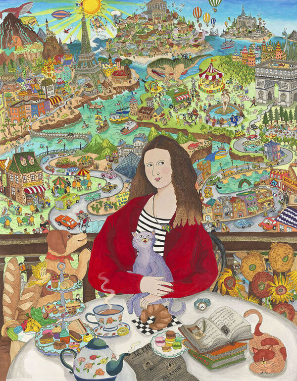 『明石家さんま画廊』にTV出演し話題の高校生画家「タイチ」の個展を2月7日(水)から13日(火)まで伊勢丹新宿店アートギャラリーで開催