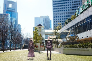 大阪モード学園とコラボレーションしたアート企画の第2弾 UMEDA WAVE～梅田は、世界が振り向く無限の可能性であふれてる。～2024年2月12日(月・祝)～18日(日)