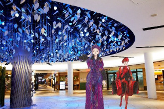 大阪モード学園とコラボレーションしたアート企画の第2弾 UMEDA WAVE～梅田は、世界が振り向く無限の可能性であふれてる。～2024年2月12日(月・祝)～18日(日)