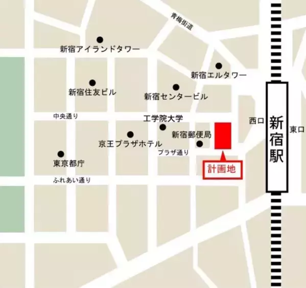 (仮称)明治安田生命新宿ビル新築工事仮囲いに工学院大学学生が描いた巨大ピクセルアート出現