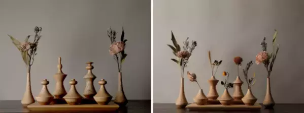 大人の女性に向けた「大人になってしまわない雛人形」が登場　インテリアや一輪挿しとしても使える、美しい木目のデザイン