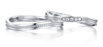 バレンタインデーの入籍にぴったりなハートモチーフのマリッジリング