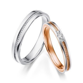 バレンタインデーの入籍にぴったりなハートモチーフのマリッジリング