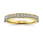 バレンタインデーに愛を誓う贈り物をラザール ダイヤモンドのエタニティリング