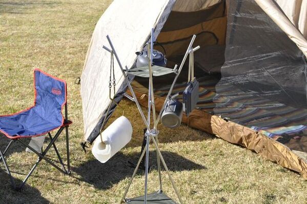 ＜12時間で目標達成＞10秒で設営できるキャンプ収納の革命ギア「monokake」のプロジェクトがMakuakeで2/4に開始