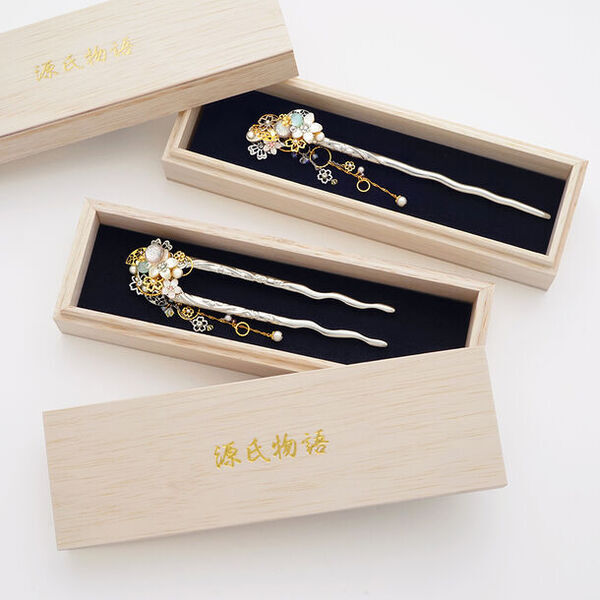 ピアスのようなイヤリング「ぴあり」を製作するジュエリー京都　「源氏物語」シリーズの新作かんざし「藤壺の宮」を2月9日(金)に数量限定発売！