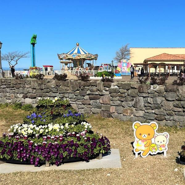 来場者数10万人突破！好評につき4月7日（日）まで延長決定。横須賀「ソレイユの丘」のコラボイベント『ナノハナとリラックマ』 2月24日（土）には、再びリラックマがやってくる！