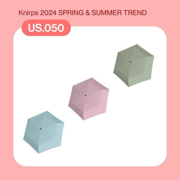 ドイツの傘ブランド Knirps(クニルプス)から『2024年春の新作』が3月1日に販売開始