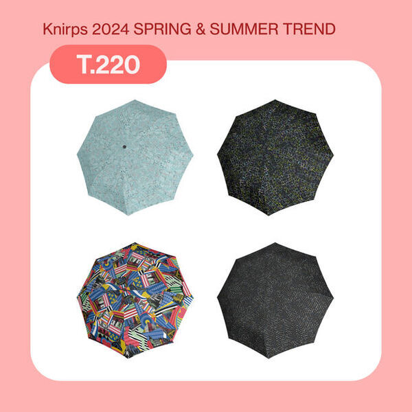 ドイツの傘ブランド Knirps(クニルプス)から『2024年春の新作』が3月1日に販売開始