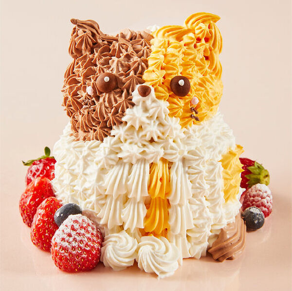 猫好き必見！立体的な三毛猫のデコレーションケーキ「ミケ」がアトリエ アニバーサリーより猫の日2月22日(木)に発売！