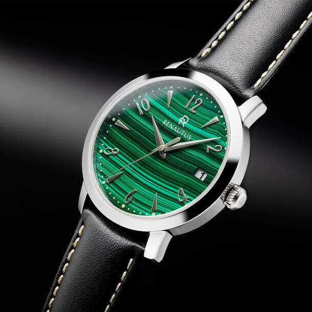 マラカイトを文字盤に使用した腕時計『マラカイト・リミテッド』を2月12日に発売