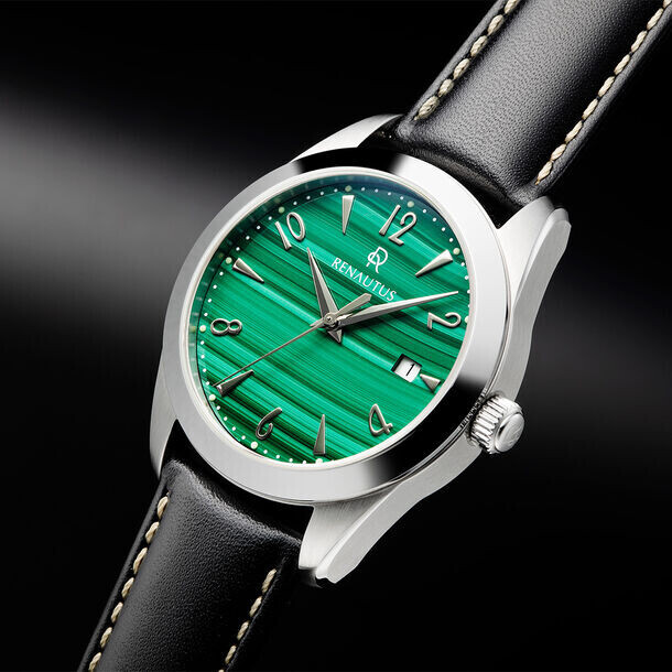マラカイトを文字盤に使用した腕時計『マラカイト・リミテッド』を2月12日に発売