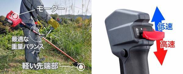充電式刈払機（草刈り機）を発売