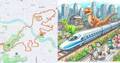 北陸新幹線金沢-敦賀間開業　北陸3県のランナーが集い「がんばろう北陸！恐竜GPSアートラン」を3月3日に開催！