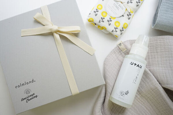 calmland × アメリカヤクリーニング　ガーゼタオルと洗濯洗剤 コラボギフトセット発売