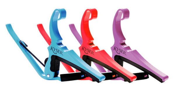 多くのミュージシャンを魅了する高品質カポタストブランド『Kyser』より初の日本限定カラー3色が3月14日に発売決定！