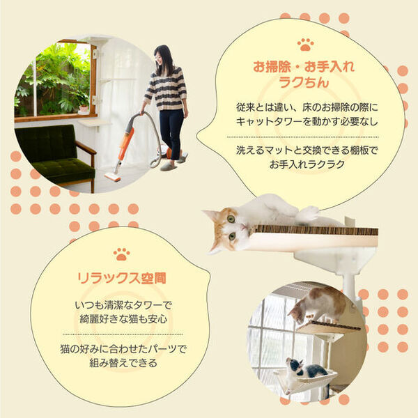 窓枠取付け型キャットタワー「ねこゴロン」を販売するユニークライフ公式ショップが1周年感謝セールを3月1日から開催