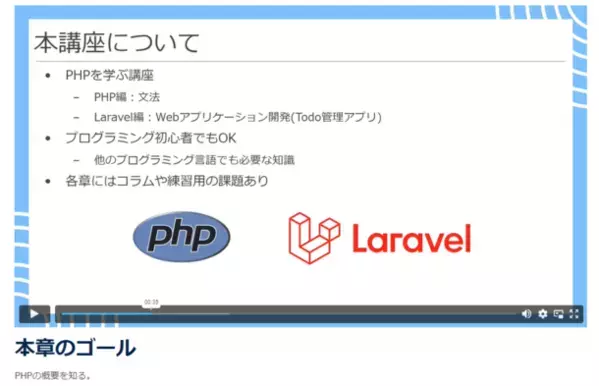 「オープンイノベーション大学」ではプログラミング言語「php」を始め、様々なスキルを学べる無料講座を公開中