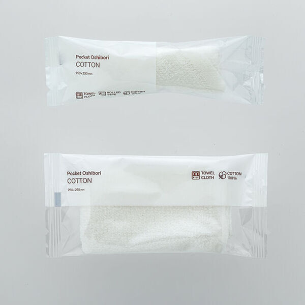 ポケットおしぼりのスタンダードラインから『COTTON』ロールタイプが新発売！～使い方や好みで選べる楽しさを『COTTON』でも～