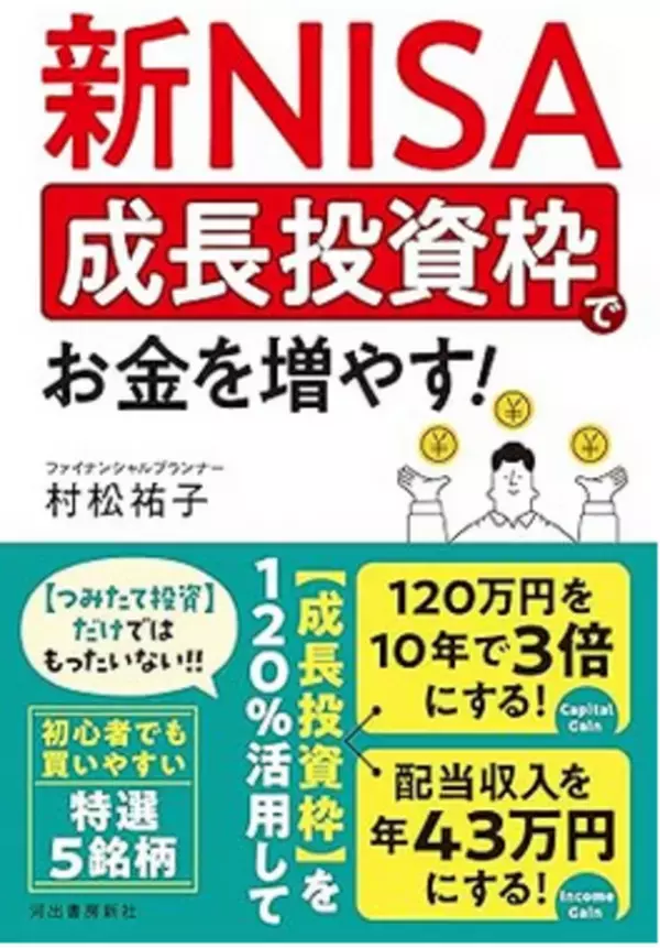 推し株を探して楽しく資産運用！新NISAについての新刊「新NISA　成長投資枠でお金を増やす」を3月26日発売