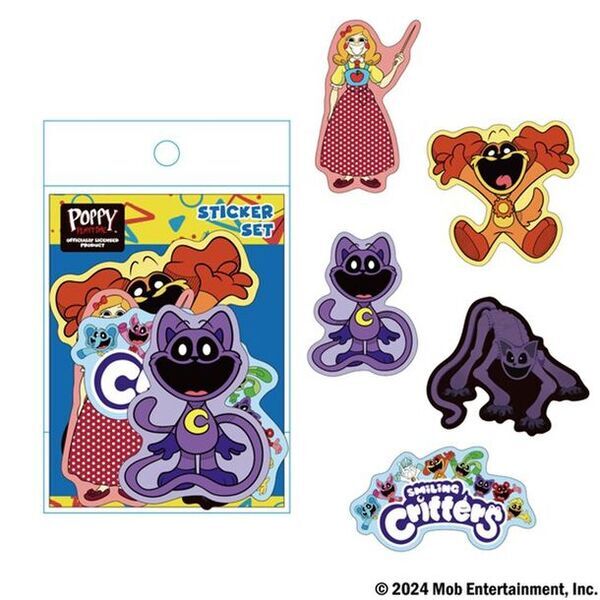 大人気ホラーゲーム『Poppy Playtime』よりフェイスタオルやラバーキーホルダー他、公式新商品3種が 6月上旬より順次販売決定！