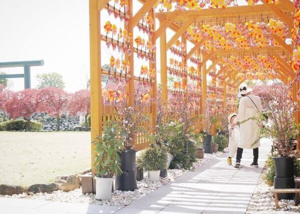 【5万人超の来園見通し・春の彼岸到来】さいたま市公園墓地「青葉園」～桜とかざぐるまの装飾で、ご来園者をお出迎え～