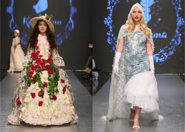 キッズティーンブランド「KALOKUMA」がパリコレ初出展！着物からドレスへの早着替え作品など、新作ドレス12着を披露　～最先端のエンタメファッションショーで物語の世界へ～