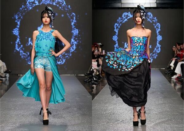 キッズティーンブランド「KALOKUMA」がパリコレ初出展！着物からドレスへの早着替え作品など、新作ドレス12着を披露　～最先端のエンタメファッションショーで物語の世界へ～