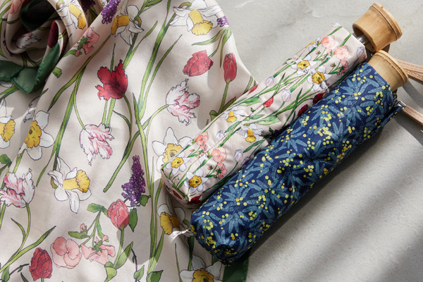 2024年春の新作コレクション『S.ESSENTIALS×HIBIYA KADAN』三陽商会のオリジナルブランドに「花屋さんのお花柄」を提供。