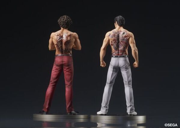 大人気ゲーム『龍が如く』シリーズより、“堂島の龍”桐生一馬の刺青姿がスタチューフィギュア化！3月13日(水)より予約開始。