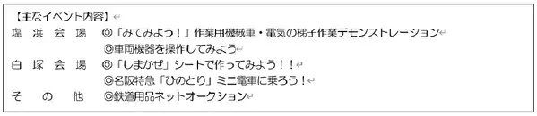 「きんてつ鉄道まつり２０２４in塩浜・白塚」を開催！
