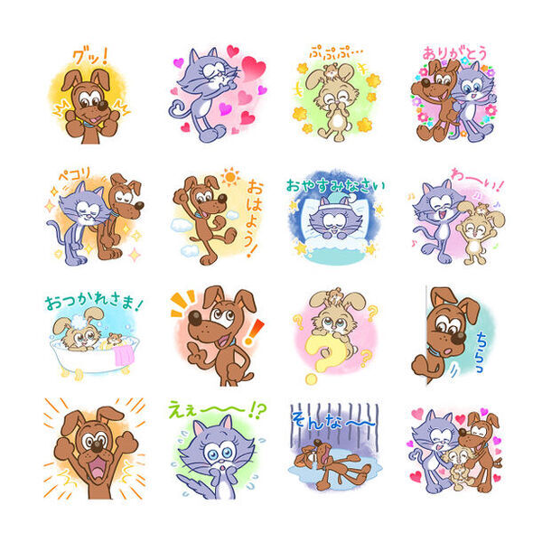 【LINEスタンプ】ペットフードはドギーマン♪でお馴染みの「ドギーマンハヤシ株式会社」の無料LINEスタンプを配信します！