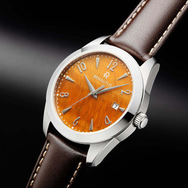 虎目石を文字盤にした腕時計『タイガーアイ・リミテッド』を3月13日に発売