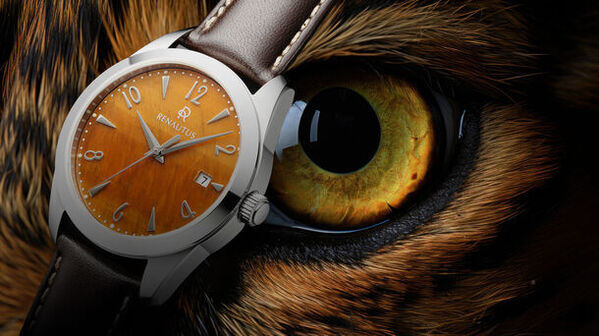 虎目石を文字盤にした腕時計『タイガーアイ・リミテッド』を3月13日に発売