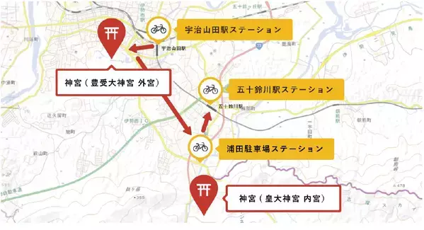近畿日本鉄道×OpenStreet3月21日、伊勢市内にシェアサイクルサービスを展開します