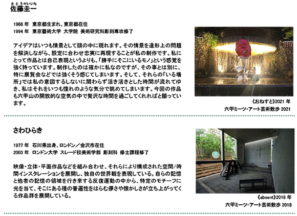 「神戸六甲ミーツ・アート2024 beyond」第一弾出展アーティスト23組を発表！～3月15日（金）からお得な早割パスポートを販売～