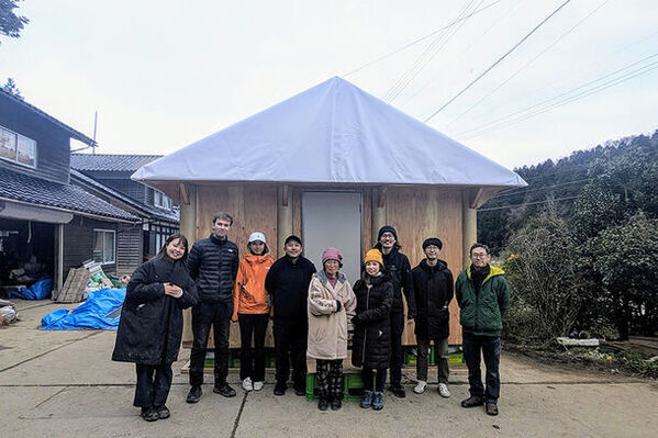芝浦工業大学、建築学部学生が能登半島地震被災地で仮設住宅建設などのボランティアに参加