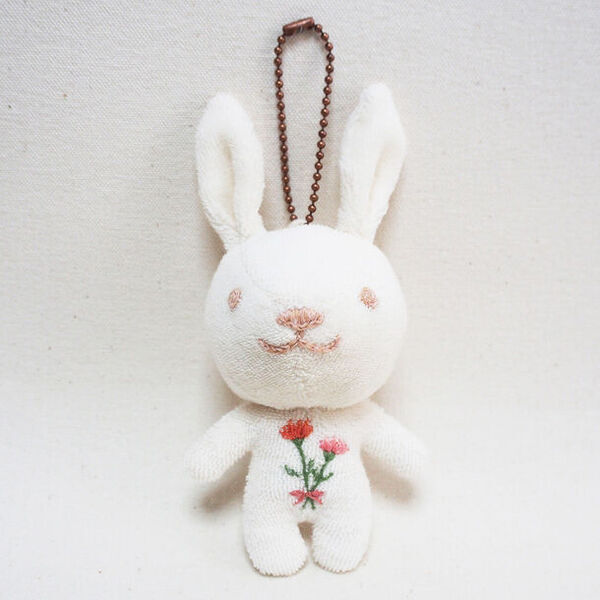 母の日限定・刺繍入りオーガニックコットンのうさぎのぬいぐるみ　ぬくぐるみ工房の公式通販サイトで4月22日に販売