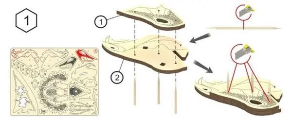 電池不要の木製組み立てキット(恐竜・亀・クモ)がMakuakeにて3月26日より先行販売開始！生き物の特徴を掴んだリアルな動き