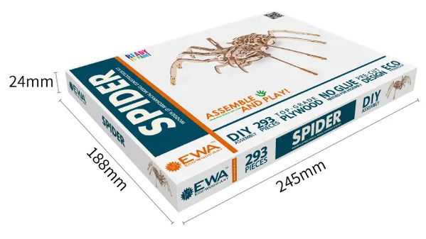 電池不要の木製組み立てキット(恐竜・亀・クモ)がMakuakeにて3月26日より先行販売開始！生き物の特徴を掴んだリアルな動き