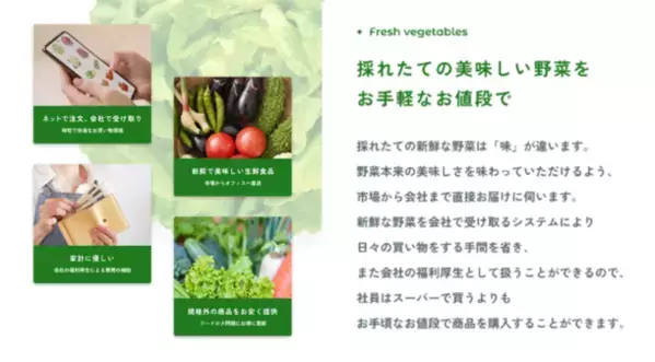 福井市中央卸売市場と共に歩んできたマルミ青果が、県内企業へ新鮮な野菜を提供！法人向け宅配サービス「オフィス de マルシェ」4月1日運営開始