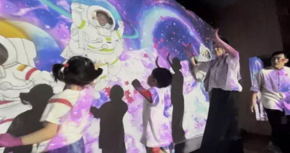 春休みに親子で楽しめるデジタルアトラクション「アソビーツザギャラクシー」をモラージュ菖蒲で開催！4月7日まで