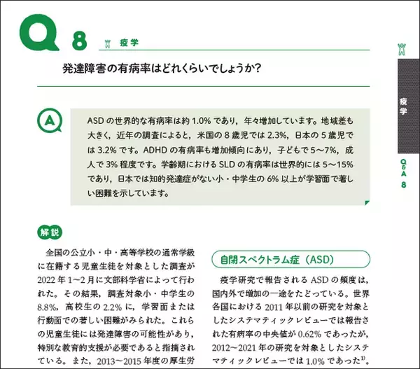 話題の「発達障害」への疑問にエキスパートが答える！『発達障害Q&A――臨床の疑問に応える104問』を刊行